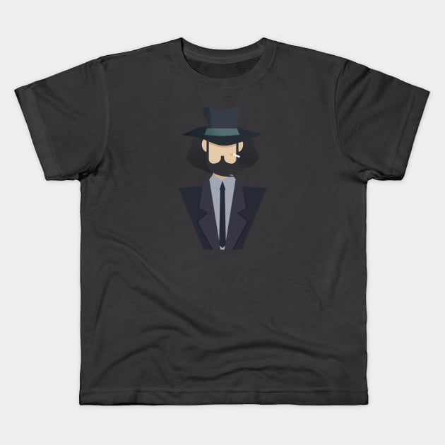 Daisuke Jigen Kids T-Shirt by TarallaG